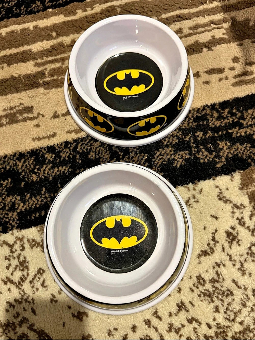 Dc batman dog / pet food & water bowls